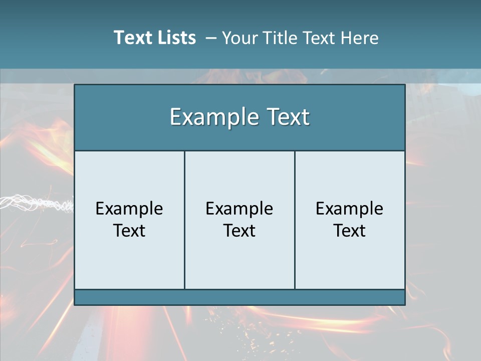Burn Bridge Shine PowerPoint Template