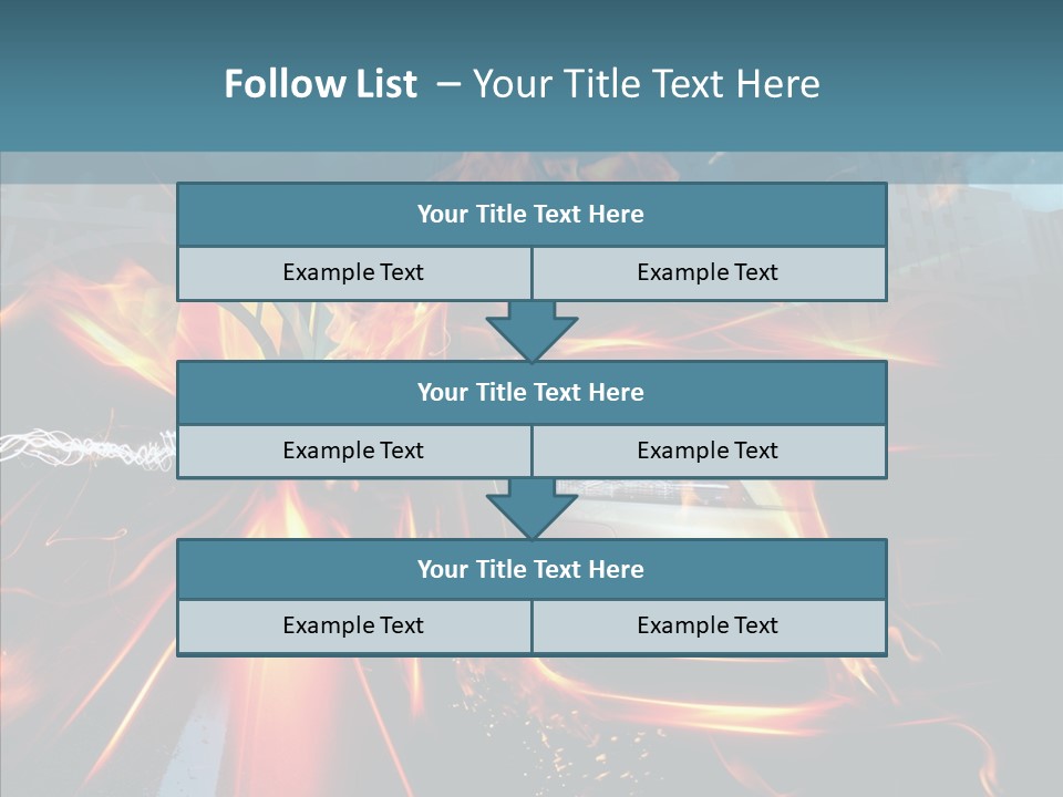 Burn Bridge Shine PowerPoint Template