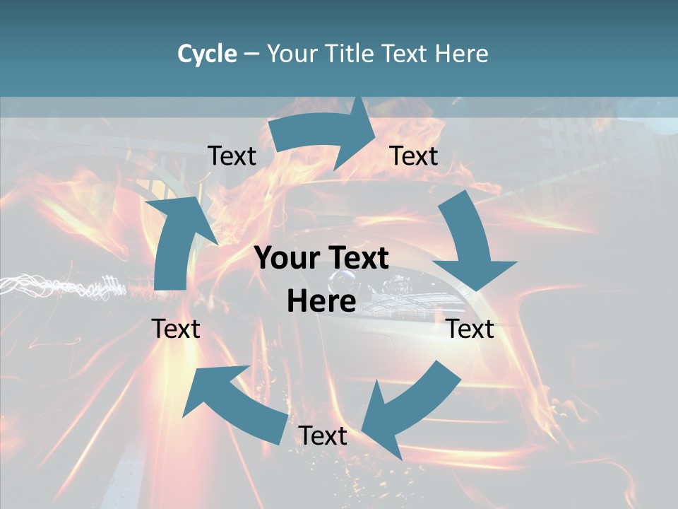 Burn Bridge Shine PowerPoint Template