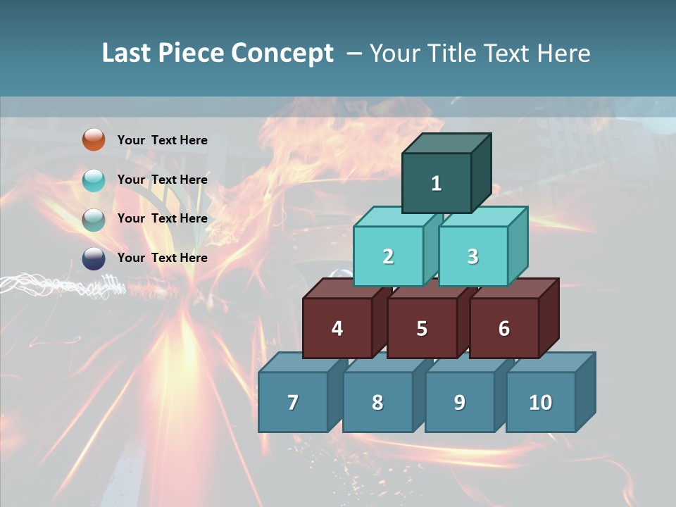 Burn Bridge Shine PowerPoint Template