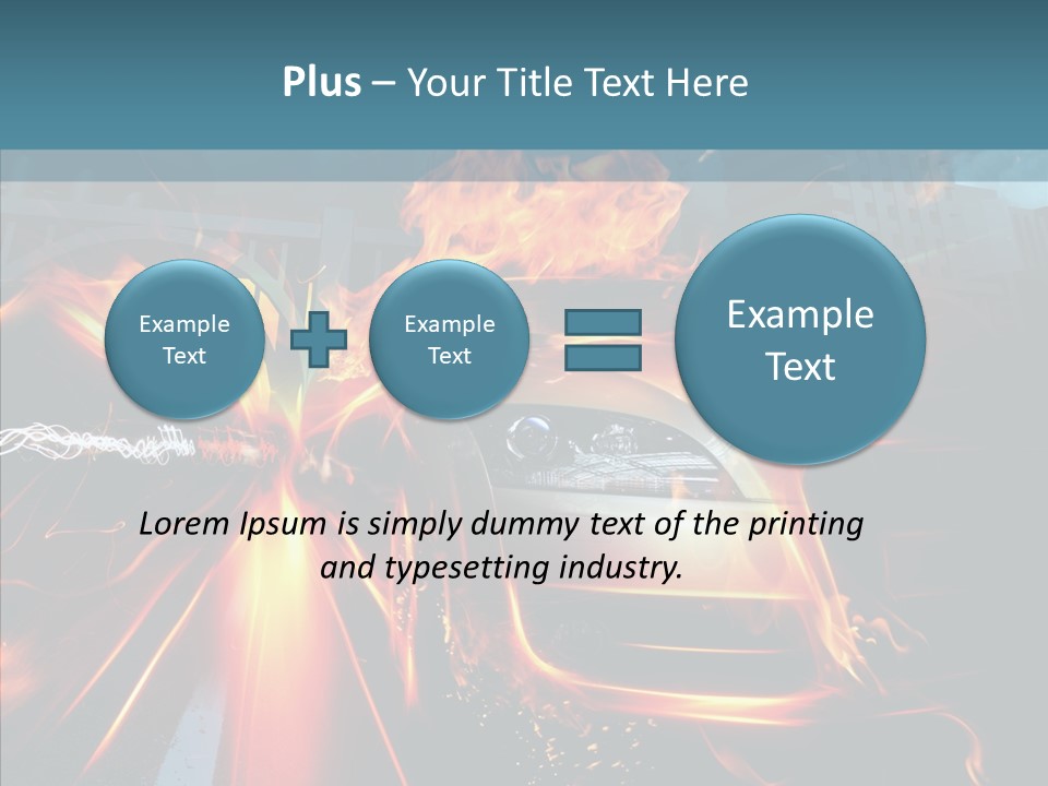 Burn Bridge Shine PowerPoint Template