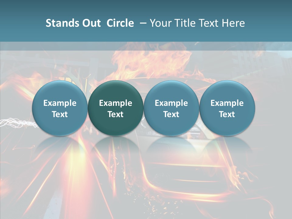 Burn Bridge Shine PowerPoint Template