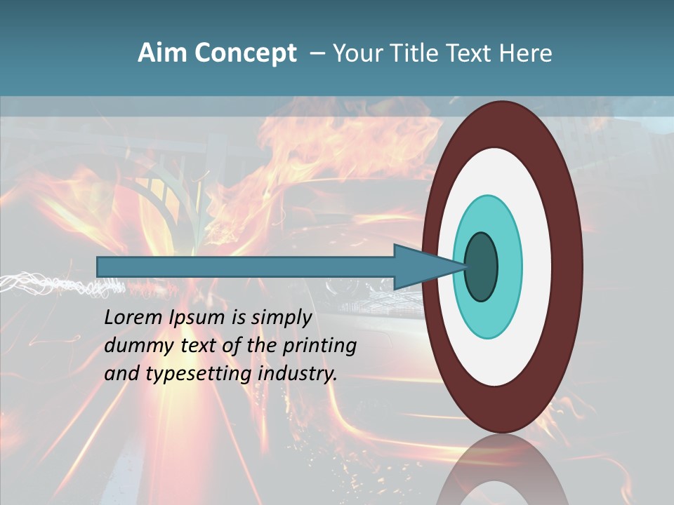 Burn Bridge Shine PowerPoint Template