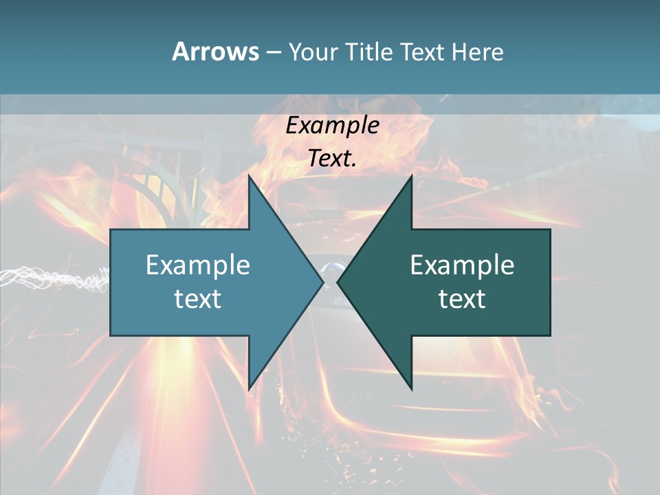 Burn Bridge Shine PowerPoint Template