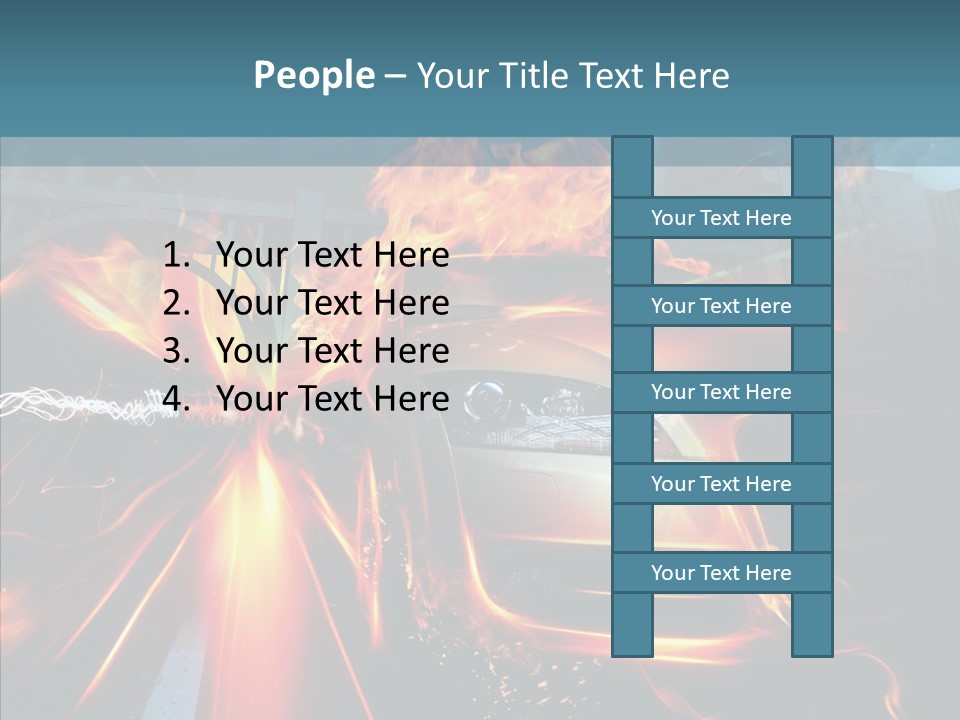 Burn Bridge Shine PowerPoint Template