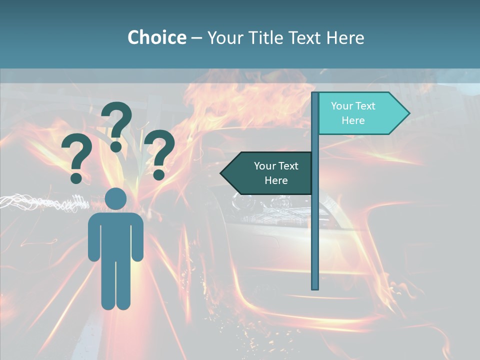 Burn Bridge Shine PowerPoint Template