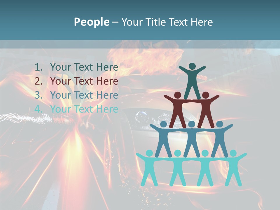 Burn Bridge Shine PowerPoint Template