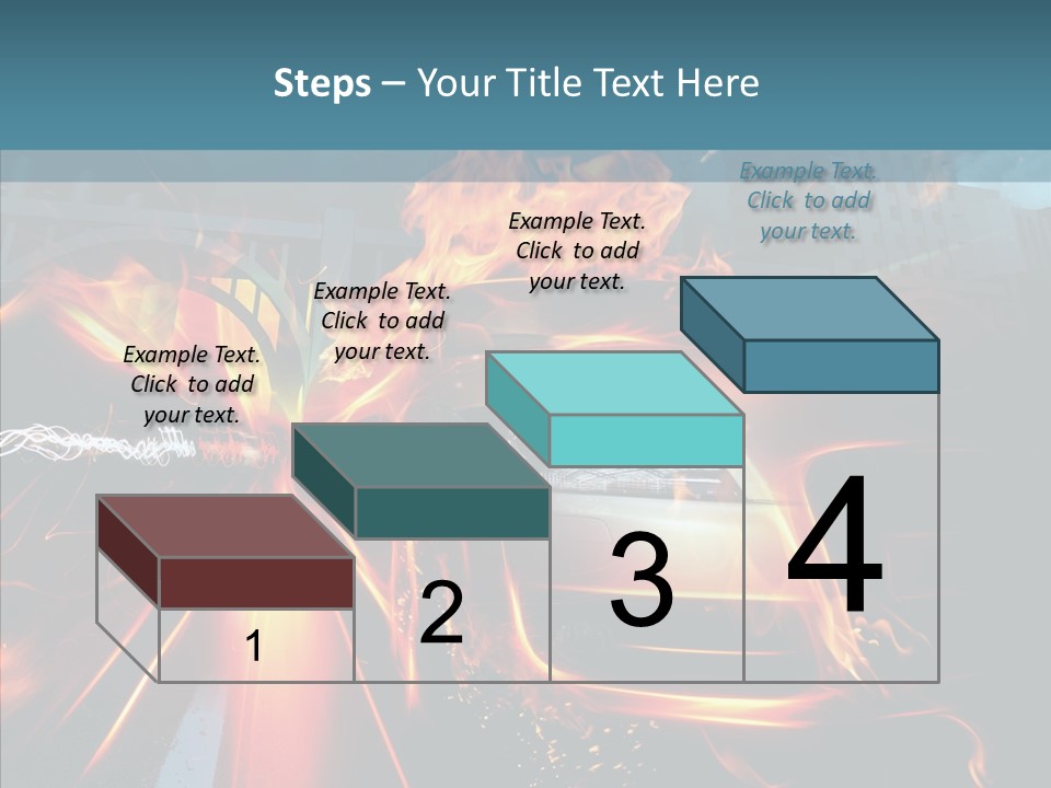 Burn Bridge Shine PowerPoint Template