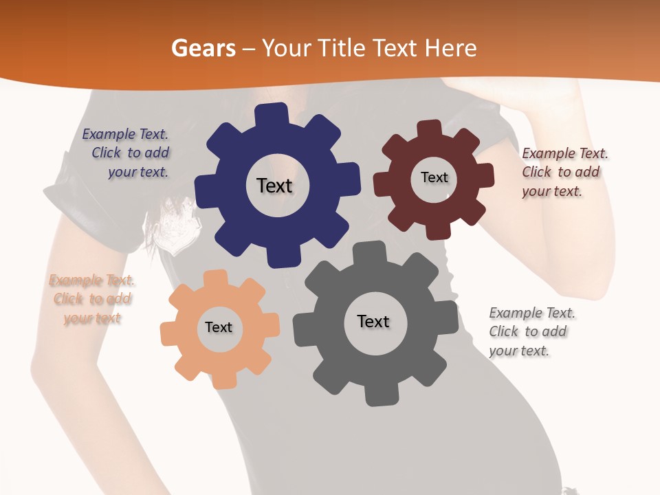 Person Body White PowerPoint Template