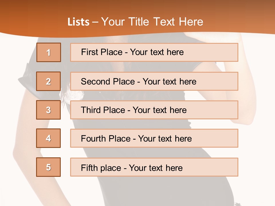 Person Body White PowerPoint Template
