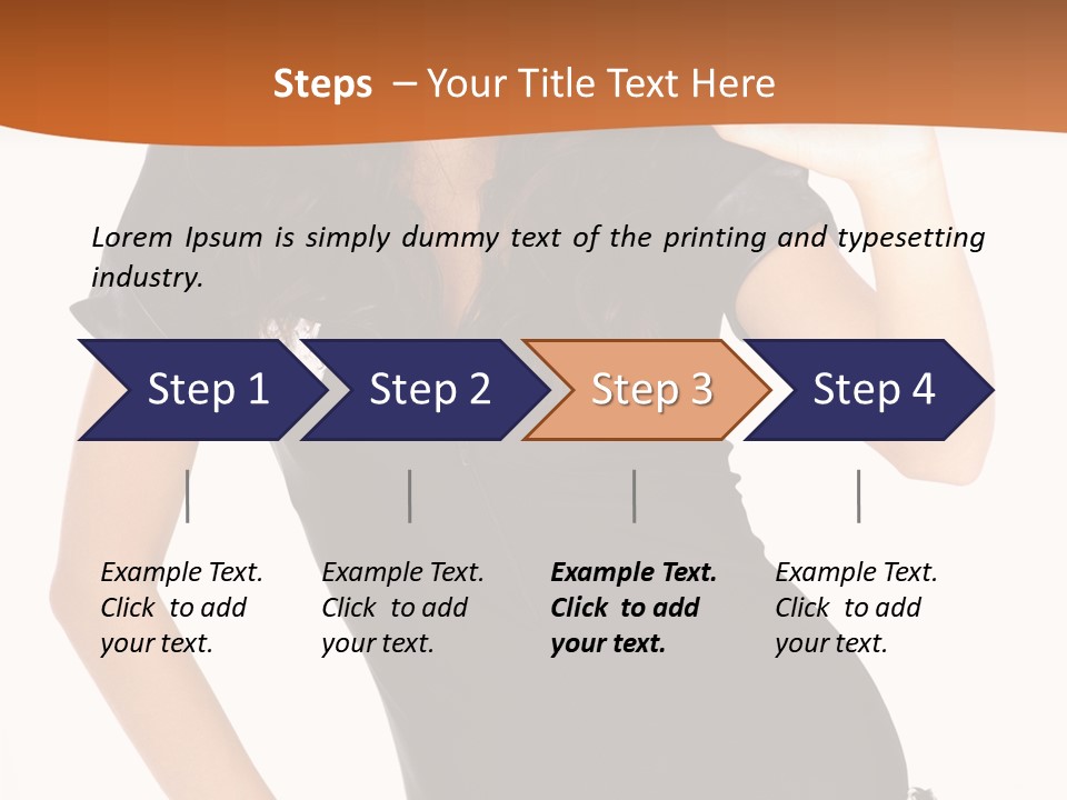 Person Body White PowerPoint Template
