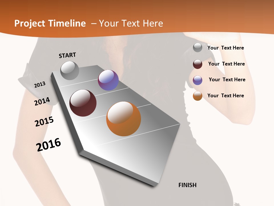 Person Body White PowerPoint Template