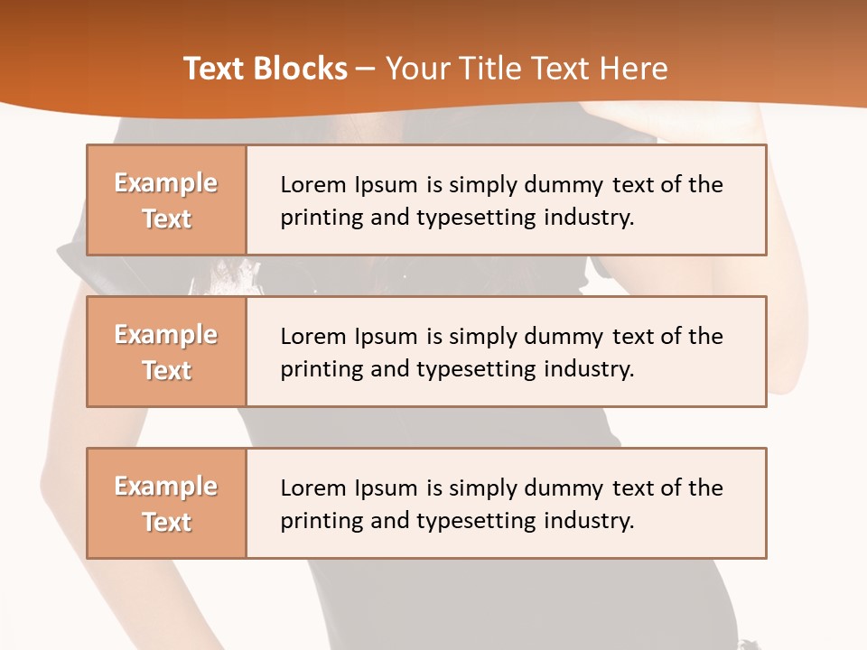Person Body White PowerPoint Template