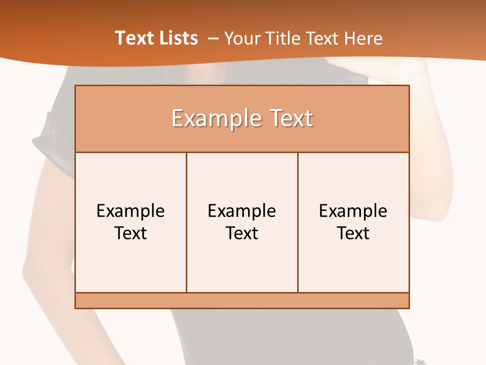 Person Body White PowerPoint Template