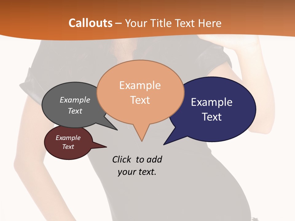 Person Body White PowerPoint Template