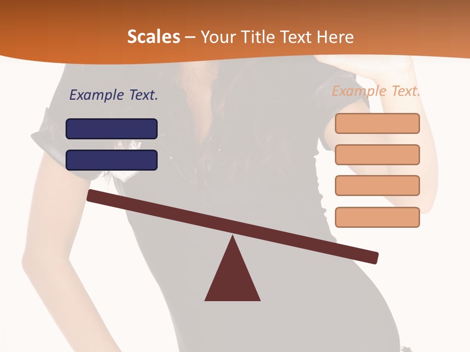 Person Body White PowerPoint Template