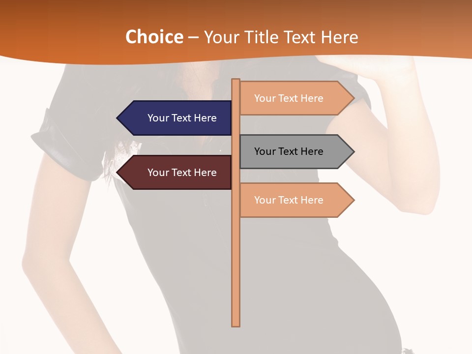 Person Body White PowerPoint Template