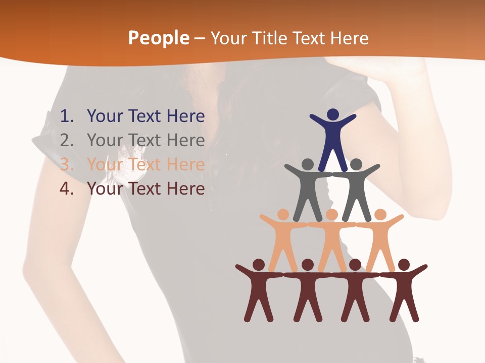 Person Body White PowerPoint Template