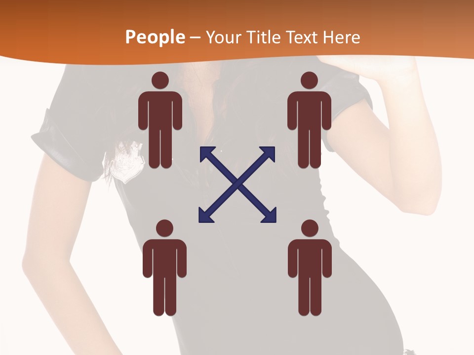 Person Body White PowerPoint Template