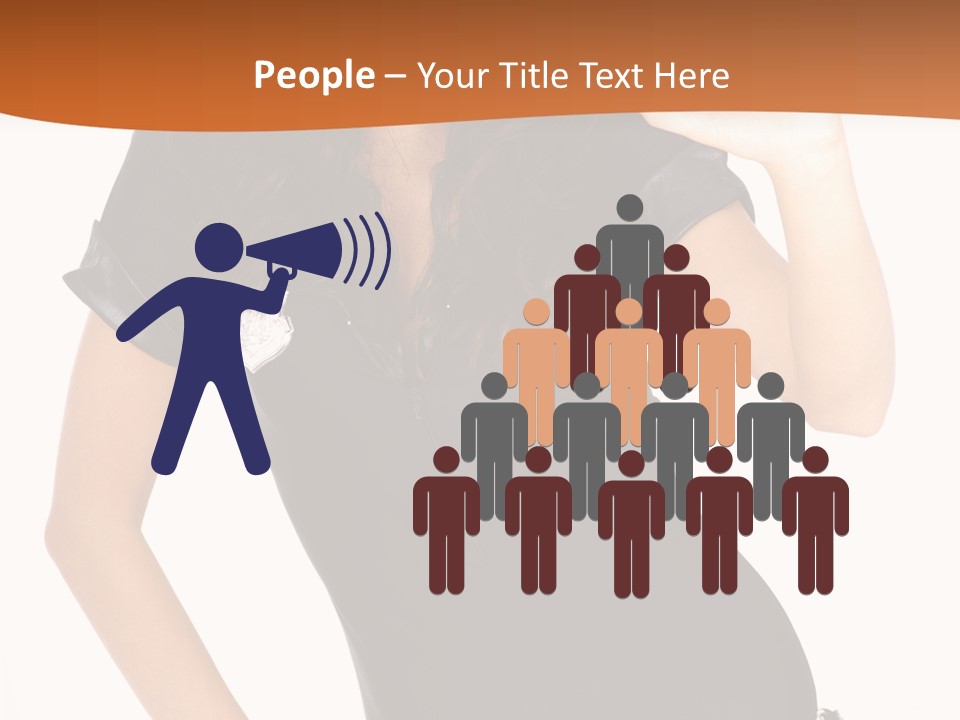 Person Body White PowerPoint Template