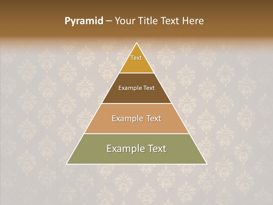 Flourish Textured Wallpaper PowerPoint Template