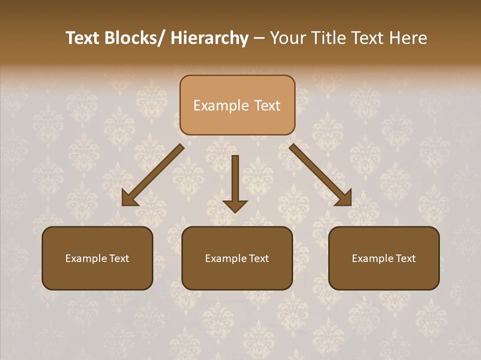 Flourish Textured Wallpaper PowerPoint Template