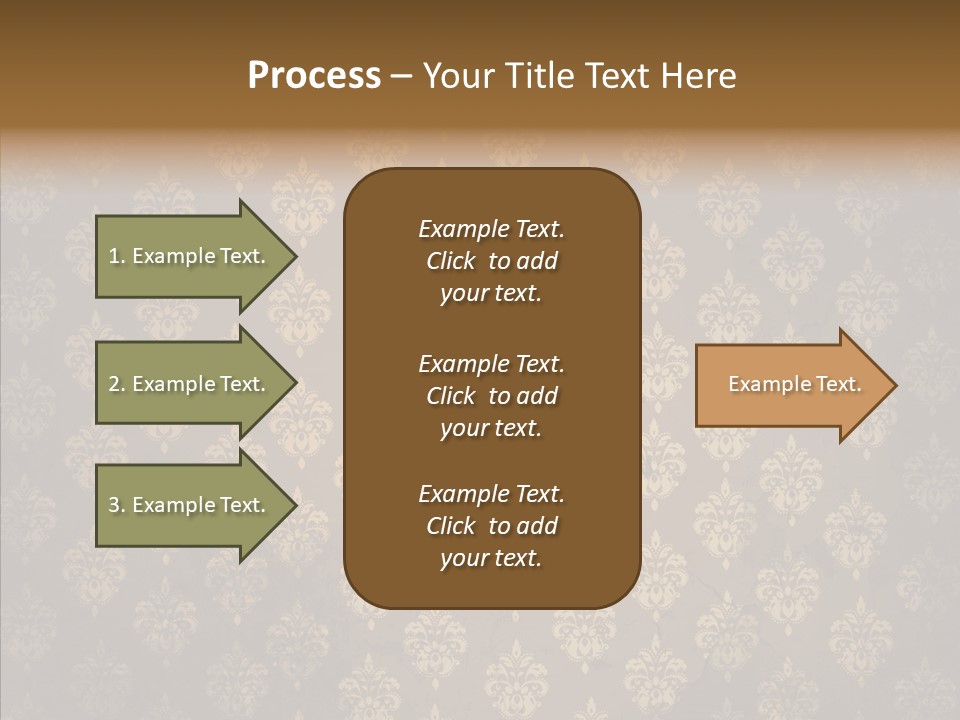 Flourish Textured Wallpaper PowerPoint Template