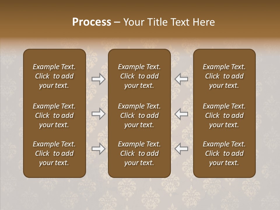 Flourish Textured Wallpaper PowerPoint Template