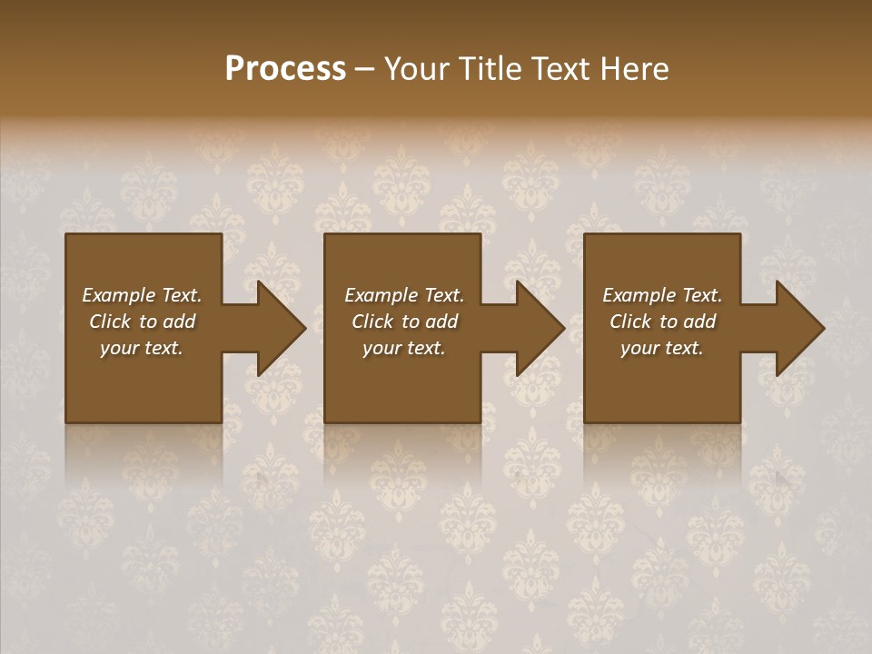 Flourish Textured Wallpaper PowerPoint Template