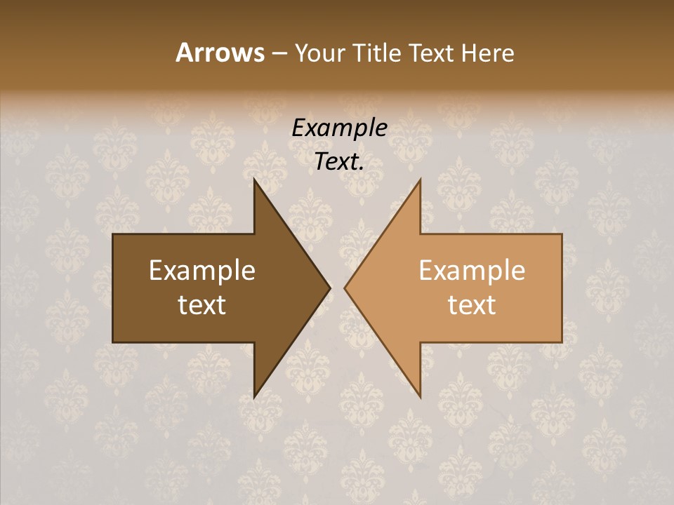 Flourish Textured Wallpaper PowerPoint Template