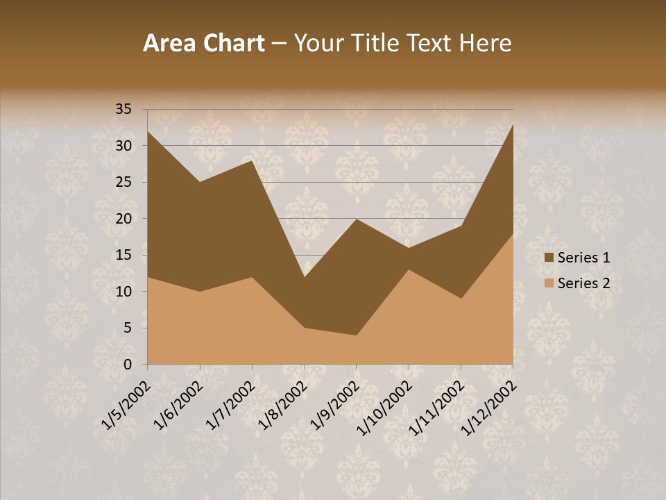Flourish Textured Wallpaper PowerPoint Template