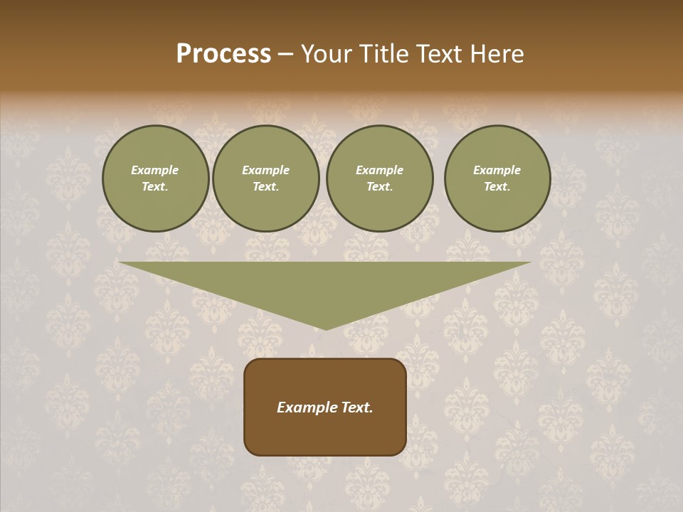 Flourish Textured Wallpaper PowerPoint Template