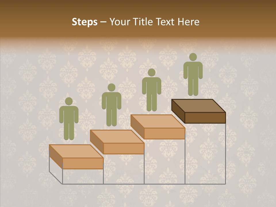 Flourish Textured Wallpaper PowerPoint Template
