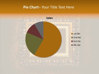 Inside Border Rust PowerPoint Template