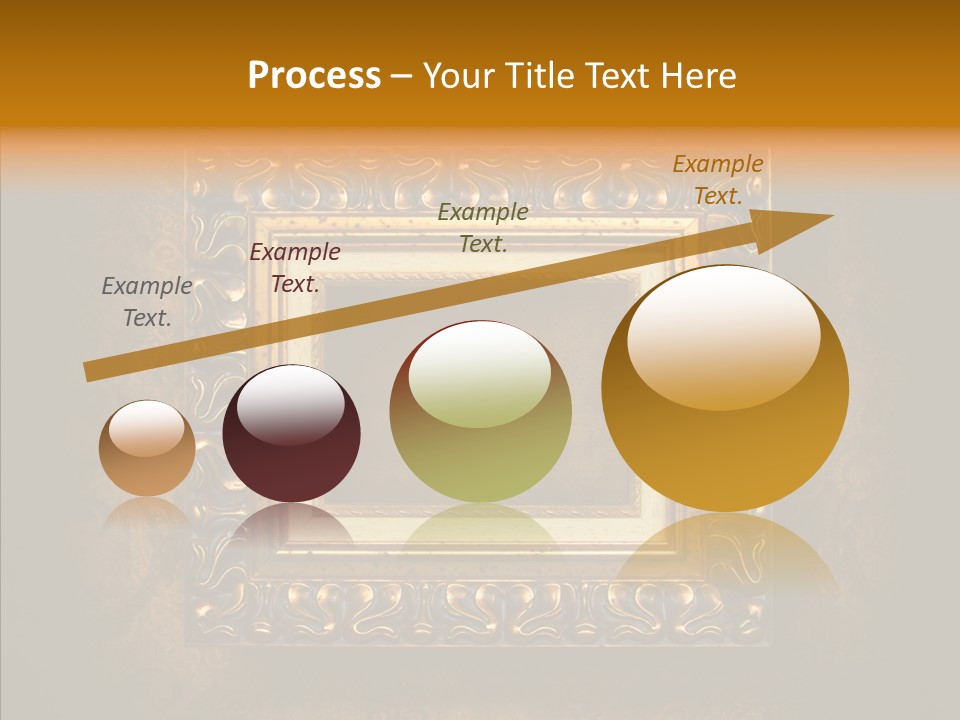 Inside Border Rust PowerPoint Template