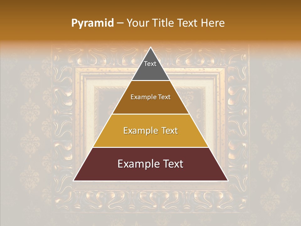 Golden Decorative Cover PowerPoint Template