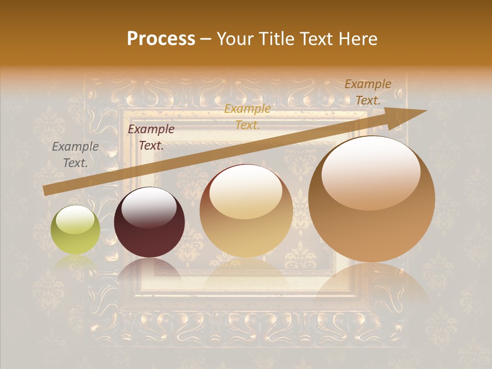 Golden Decorative Cover PowerPoint Template