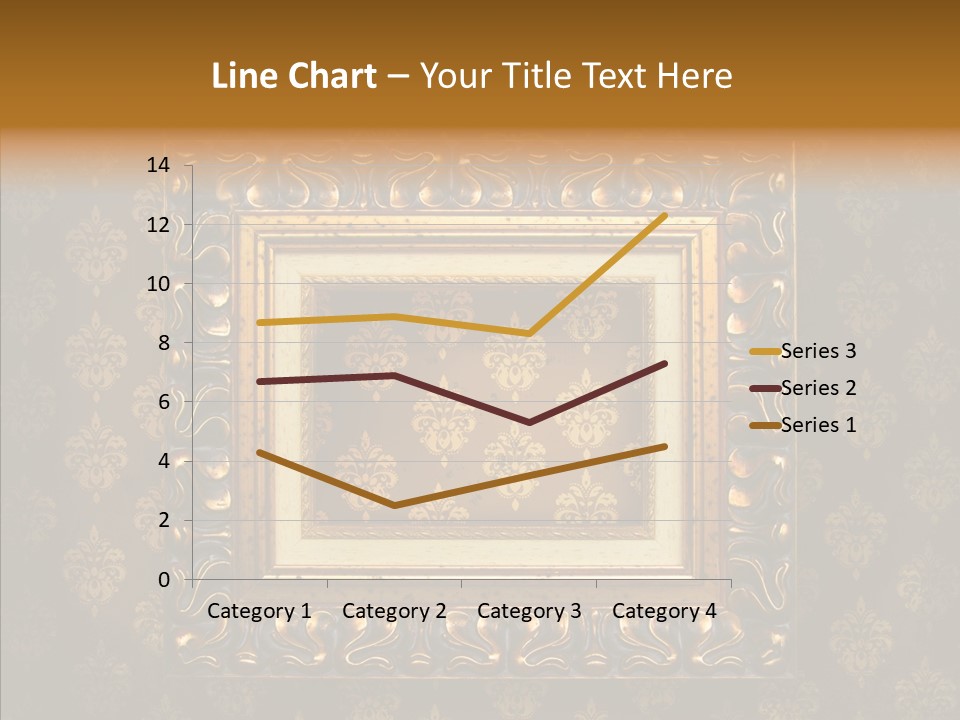 Golden Decorative Cover PowerPoint Template