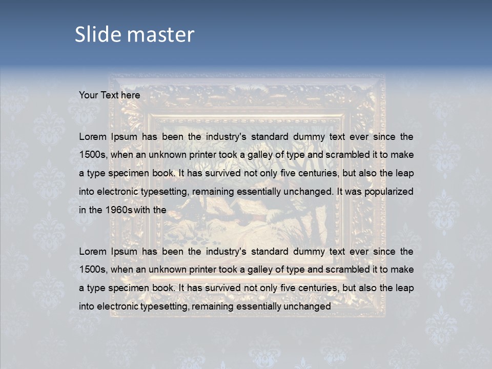 Photography Textured Photo PowerPoint Template