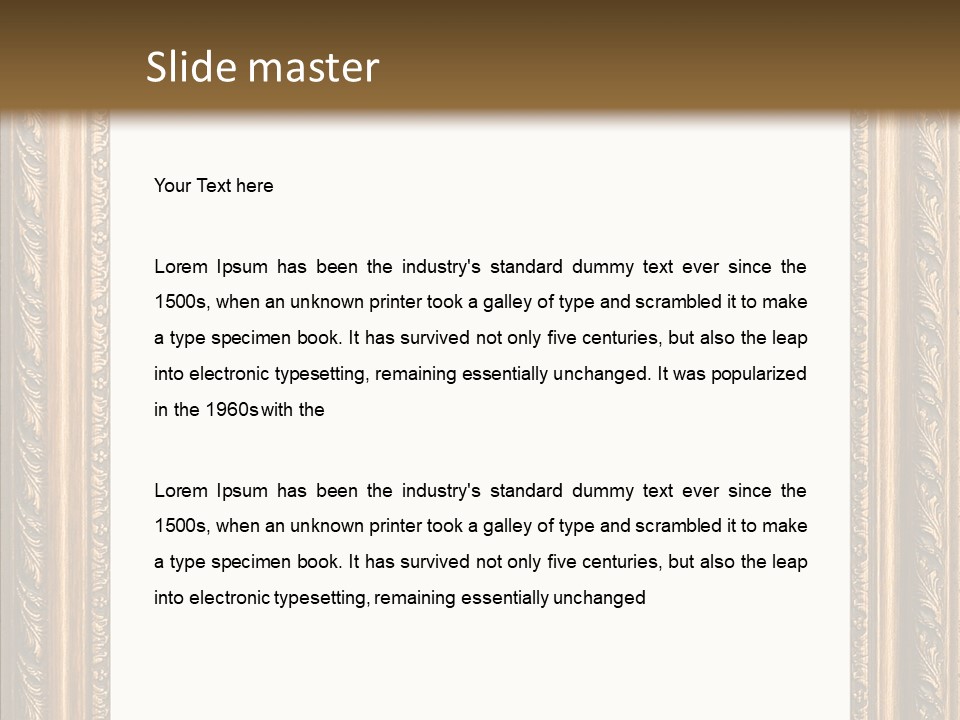 Decorative Old Image PowerPoint Template