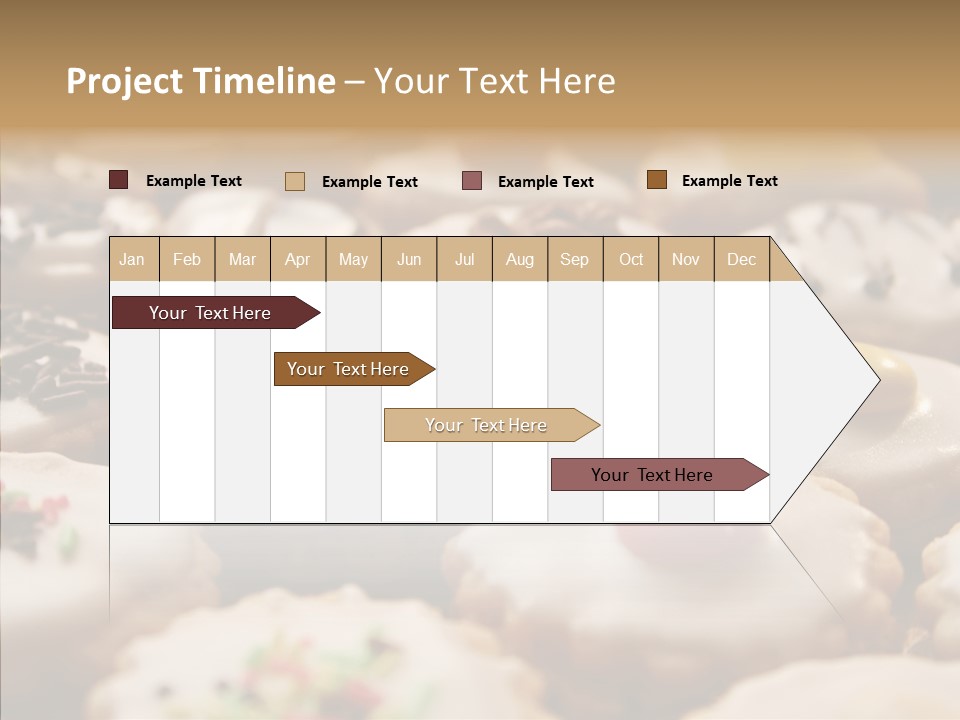Close Up Dessert Icing PowerPoint Template