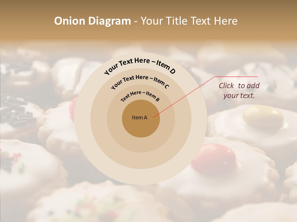 Close Up Dessert Icing PowerPoint Template