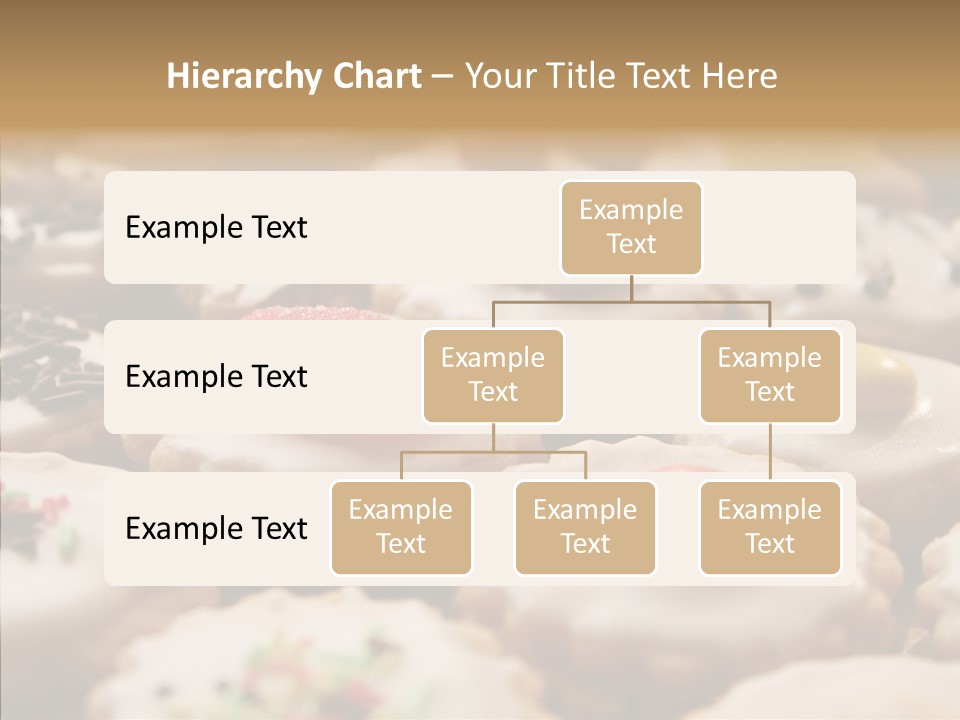 Close Up Dessert Icing PowerPoint Template