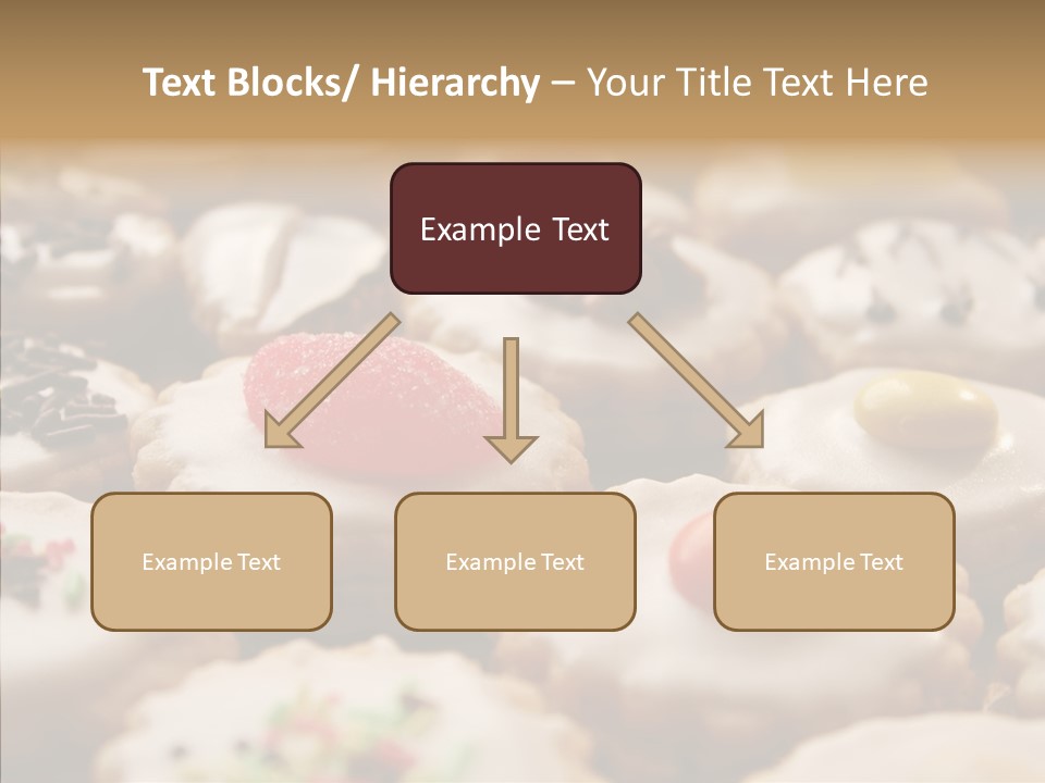 Close Up Dessert Icing PowerPoint Template