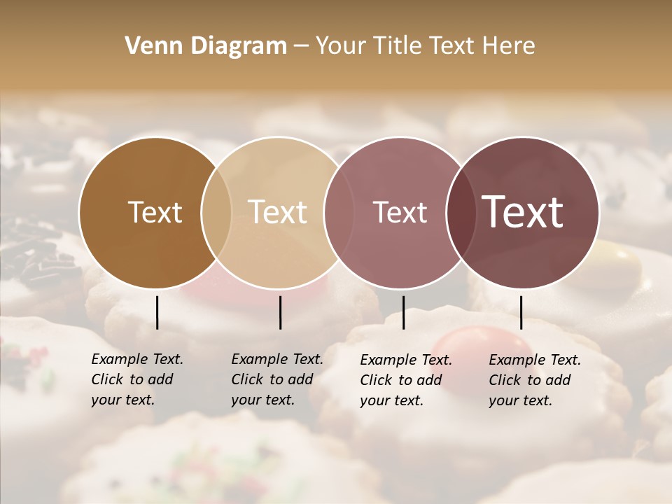 Close Up Dessert Icing PowerPoint Template