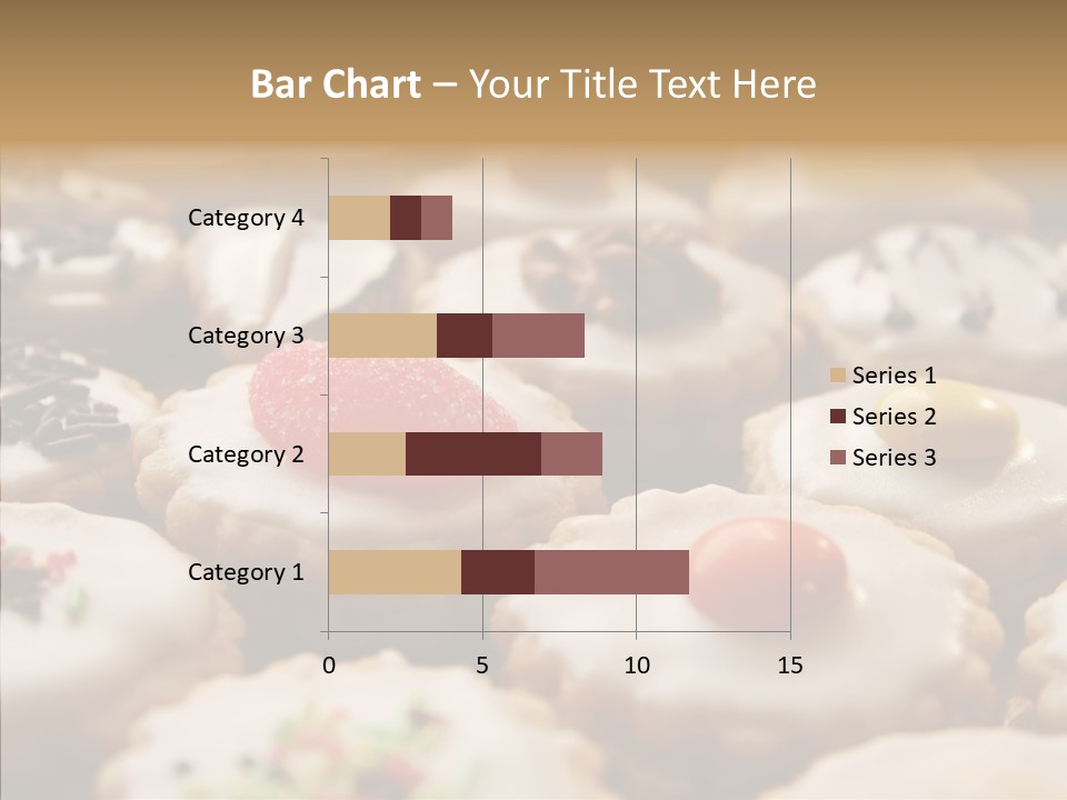 Close Up Dessert Icing PowerPoint Template