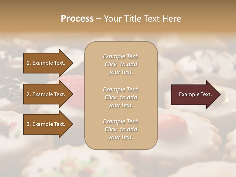 Close Up Dessert Icing PowerPoint Template