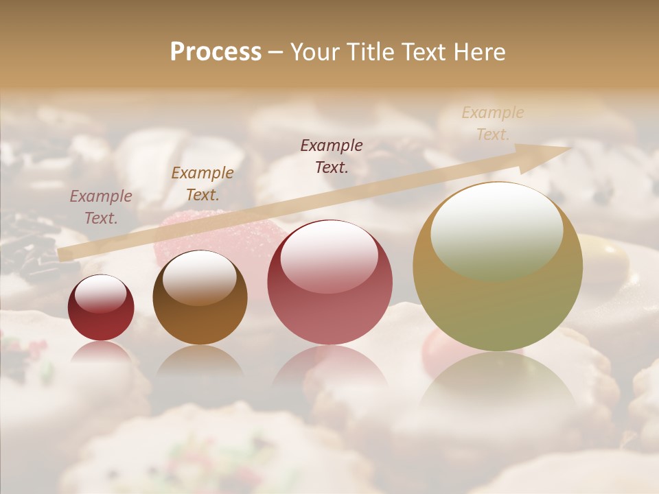 Close Up Dessert Icing PowerPoint Template