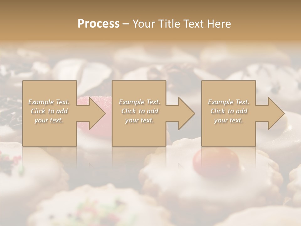 Close Up Dessert Icing PowerPoint Template