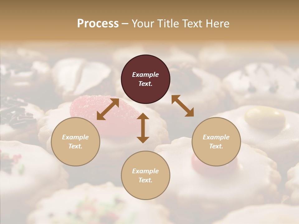 Close Up Dessert Icing PowerPoint Template
